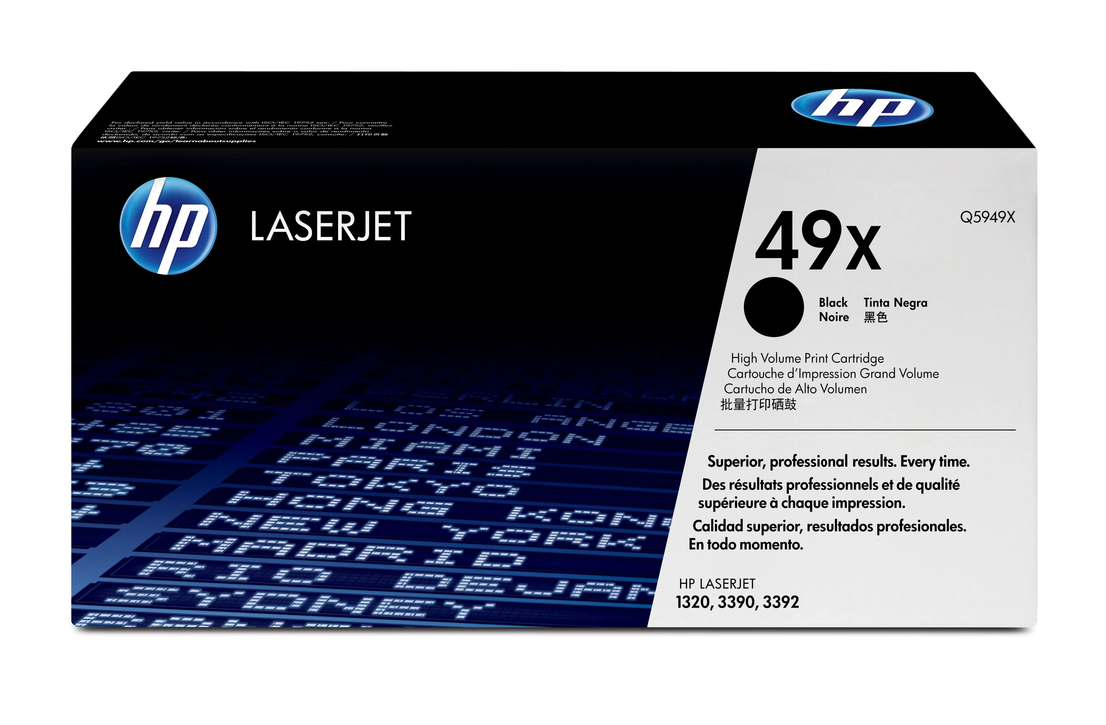 HP Q5949X High Yield toner cartridge, Black