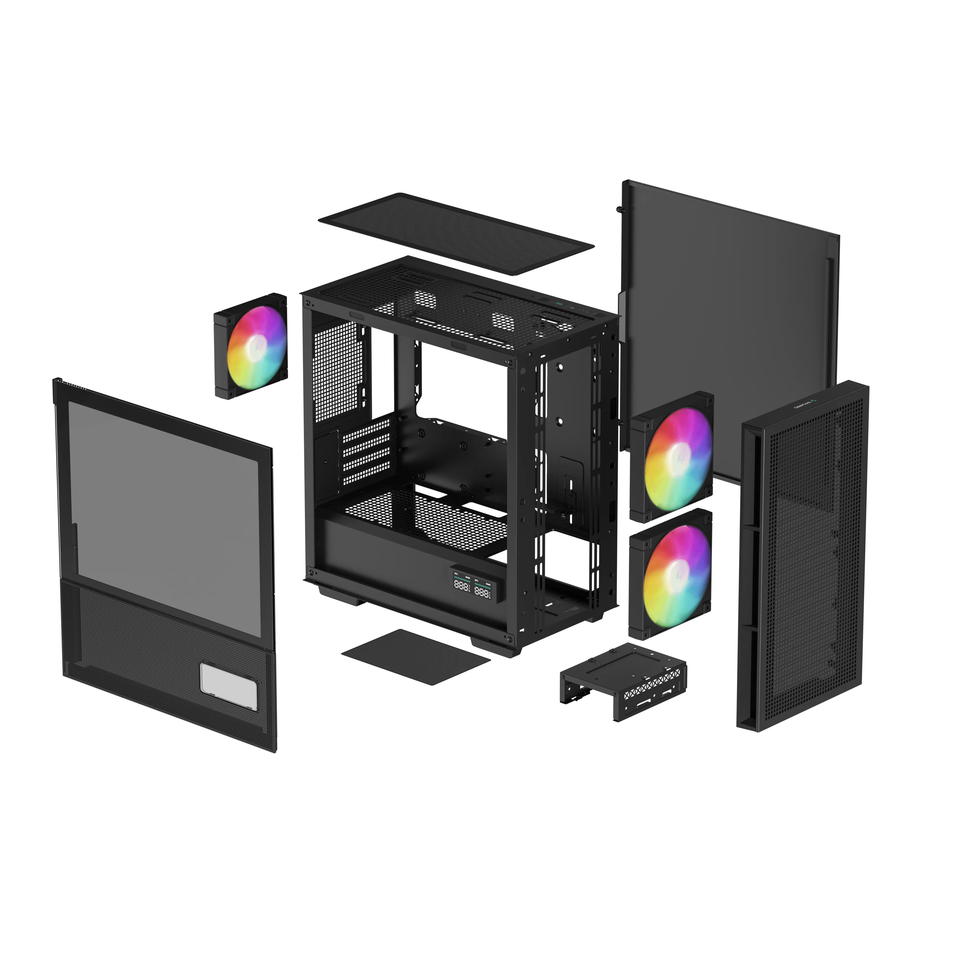 DeepCool CH360 Digital Micro-ATX Case, Black