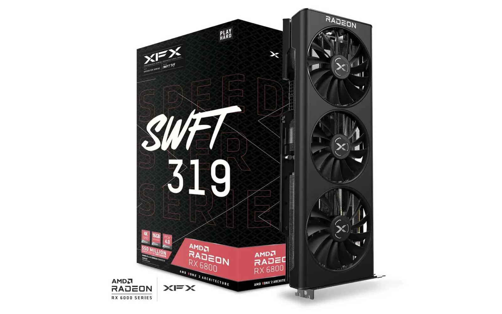 XFX AMD Radeon Speedster SWFT319 16GB - graphics card