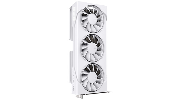 XFX Radeon RX 9060 XT Swift Triple Fan OC 16 Gt -n&auml;yt&ouml;nohjain, Valkoinen