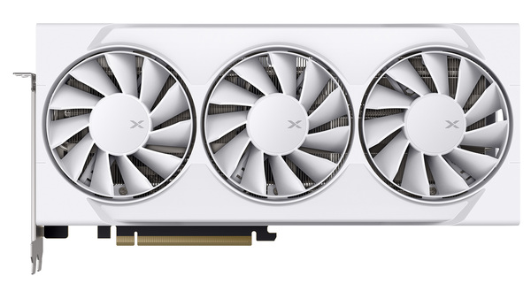 XFX Radeon RX 9060 XT Swift Triple Fan OC 16 Gt -n&auml;yt&ouml;nohjain, Valkoinen