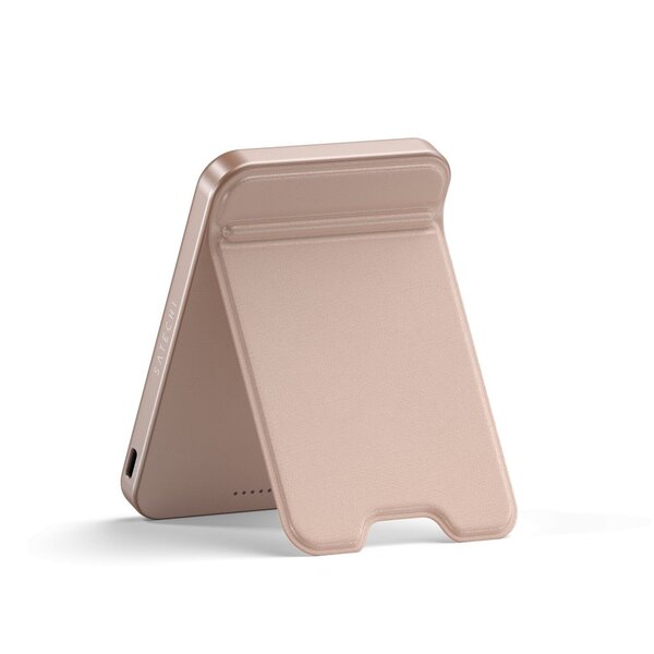 Satechi Qi2 5K magnetisk powerbank med stativ - Desert Rose