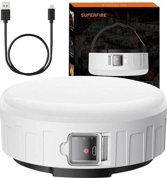 SUPERFIRE T25 Rechargeable Camping Lamp, 400 lumens