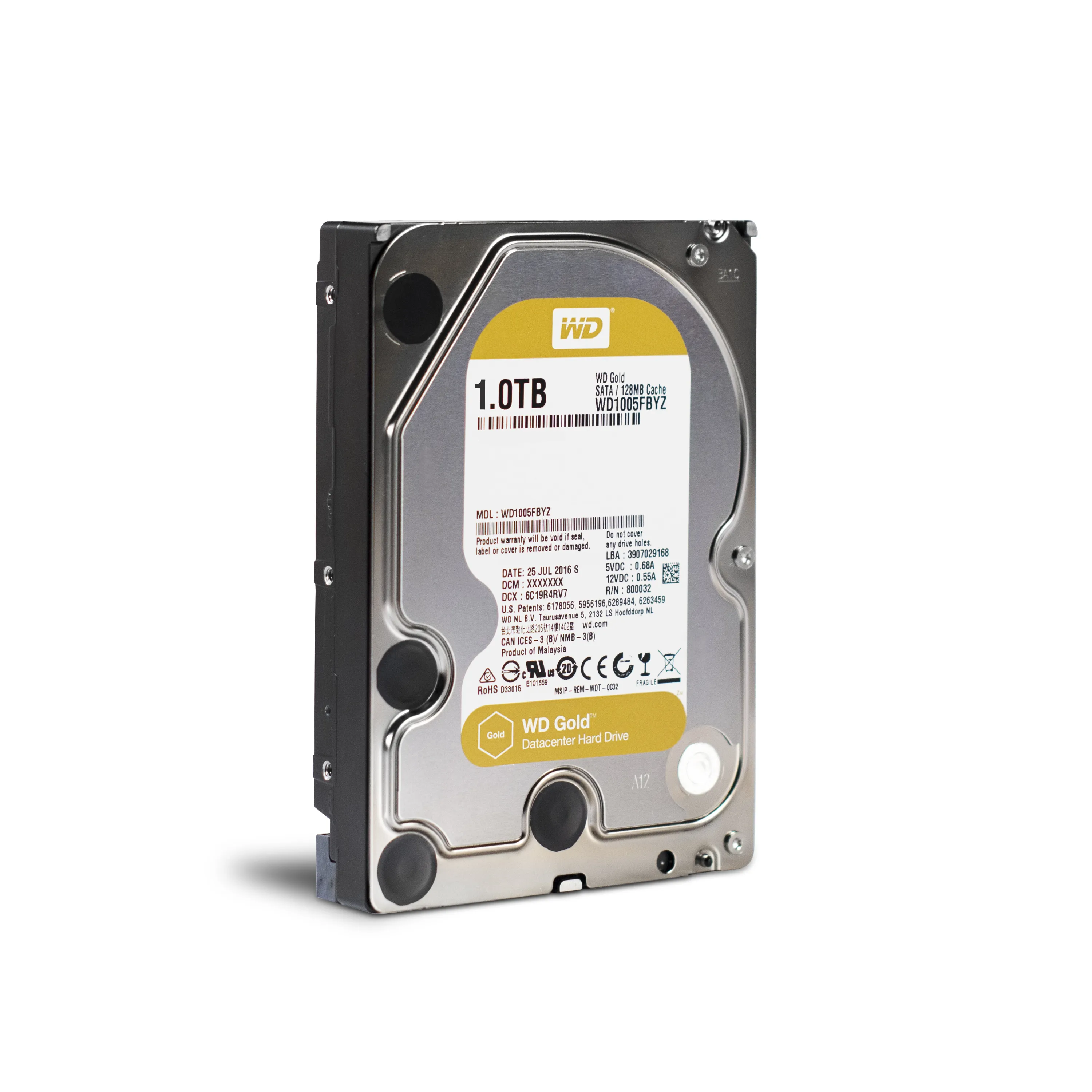 WD Gold 3.5&quot;, 1TB, 7200 RPM, 128 MB - hard drive (Enterprise)