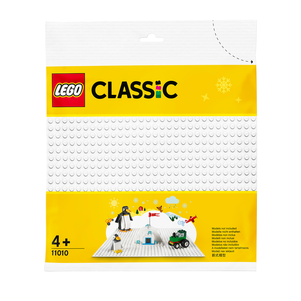Lego Classic -Valkoinen rakennuslevy 11010