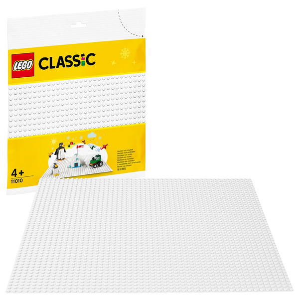 Lego Classic -Valkoinen rakennuslevy 11010
