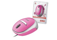 Trust Retractable Optical Mini Mouse Pink