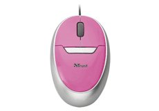 Trust Retractable Optical Mini Mouse Pink