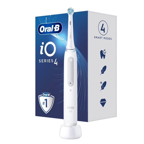 ORAL-B Eltandborste iO4 Quite White Without TC