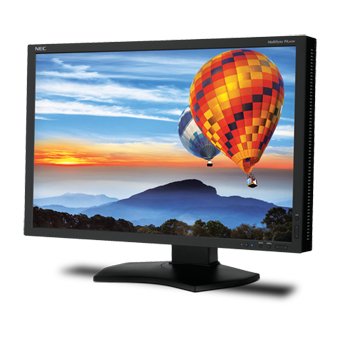 NEC 24.1" MultiSync PA242W, WUXGA, AH-IPS -n&auml;ytt&ouml;, Musta