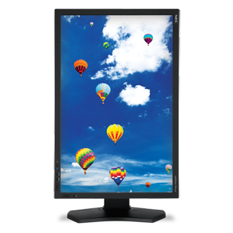 NEC 24.1" MultiSync PA242W, WUXGA, AH-IPS -n&auml;ytt&ouml;, Musta