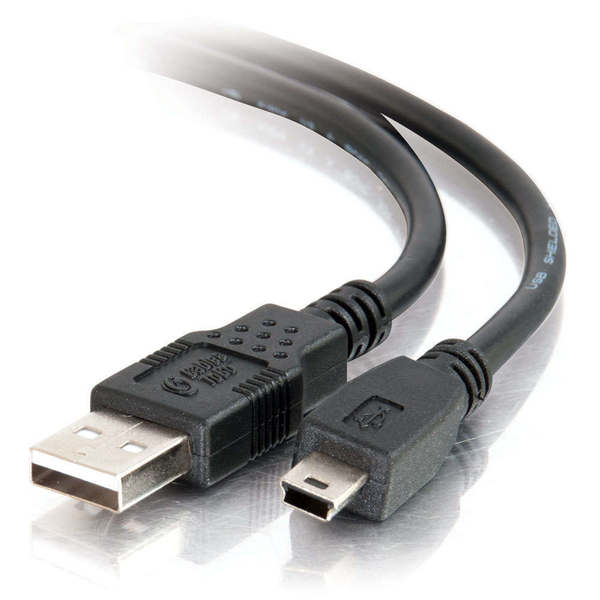 Cables To Go USB-A - Mini-USB B - cable, 1 m, Black