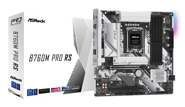 ASRock Pro RS B760M DDR5 LGA1700 mATX - motherboard