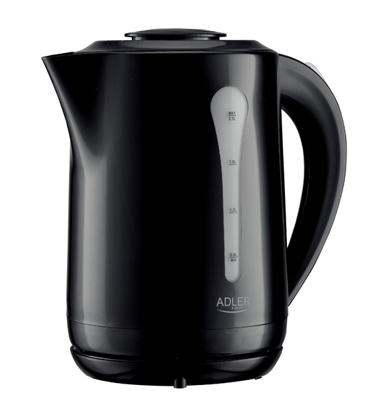 Adler AD 1244b vattenkokare, 2,5 l, 2200 W, svart