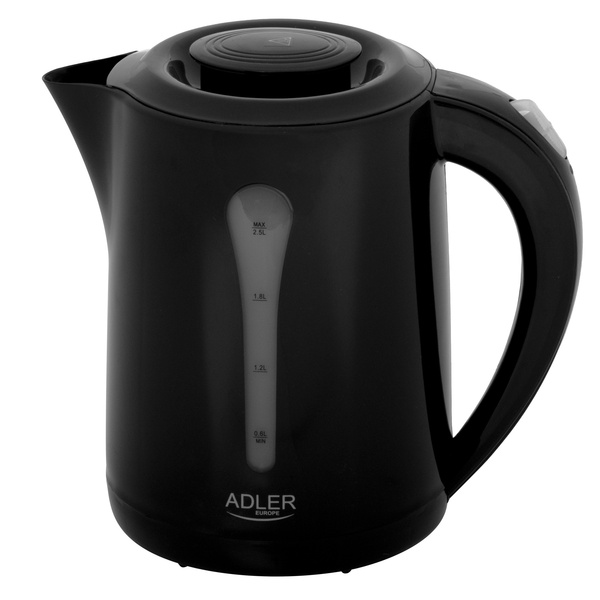 Adler AD 1244b vattenkokare, 2,5 l, 2200 W, svart
