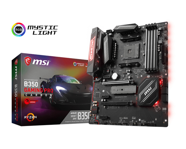 MSI B350 Gaming Pro Carbon, ATX -emolevy