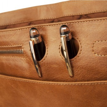 DBRAMANTE1928 L.BAG MARSELISBORG 14"GOLD