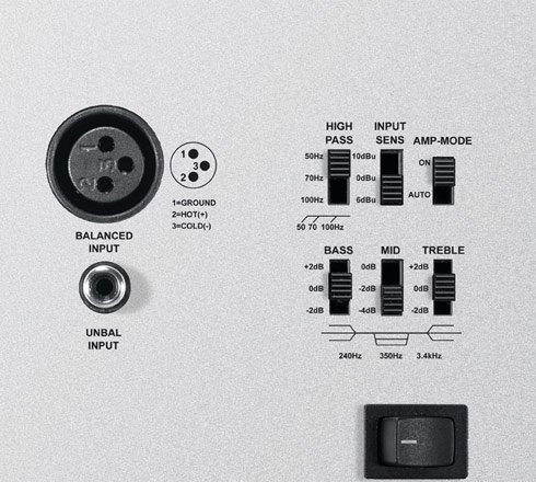 Canton AM 5 - active speaker, black lacquer semimatt