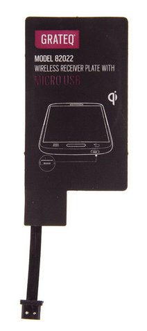 GRATEQ QI-VASTAANOTIN MICRO USB 3
