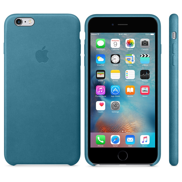 Apple iPhone 6 Plus/6s Plus - Leather Case, Marine Blue