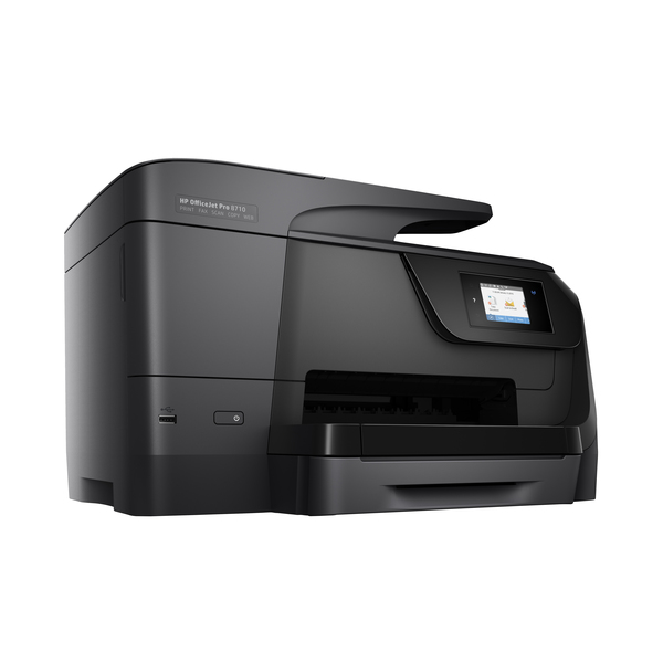 HP OfficeJet Pro 8718 Duplex, LAN/Wi-Fi, A4 - f&auml;rgbl&auml;ckstr&aring;leskrivare