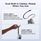 Ecoflow RAPID 25K 100/170w Build-in cable, silver