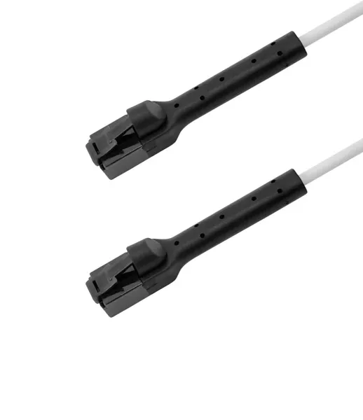 Deltaco Cat6a U/UTP Bendable - network cable, 1 m, White