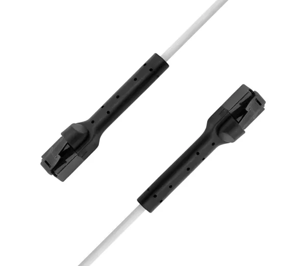 Deltaco Cat6a U/UTP Bendable - network cable, 1 m, White