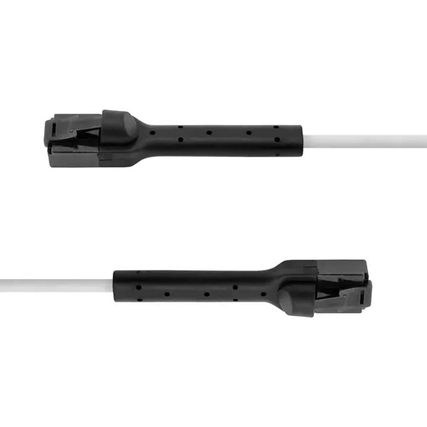 Deltaco Cat6a U/UTP Bendable - network cable, 1 m, White