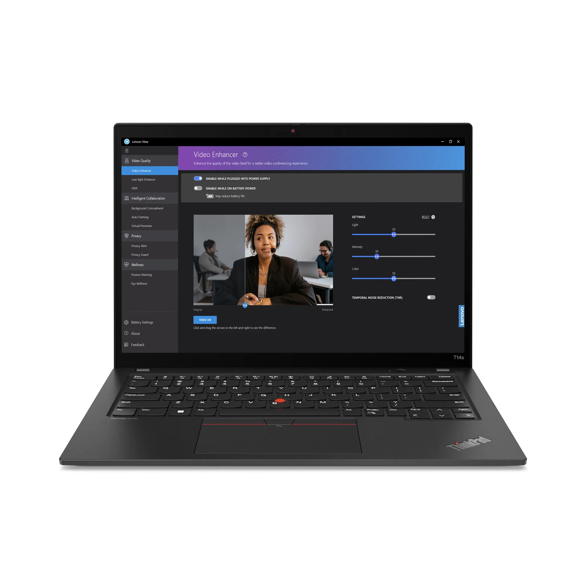 Lenovo ThinkPad T14s Gen 4 14&quot; WUXGA, AMD Ryzen 5 PRO 7540U, 16GB RAM, 512GB SSD, Win 11 Pro - notebook, Black