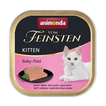 Animonda Vom Feinsten Kitten Baby P&acirc;t&eacute;, Wet food for cats, 100g