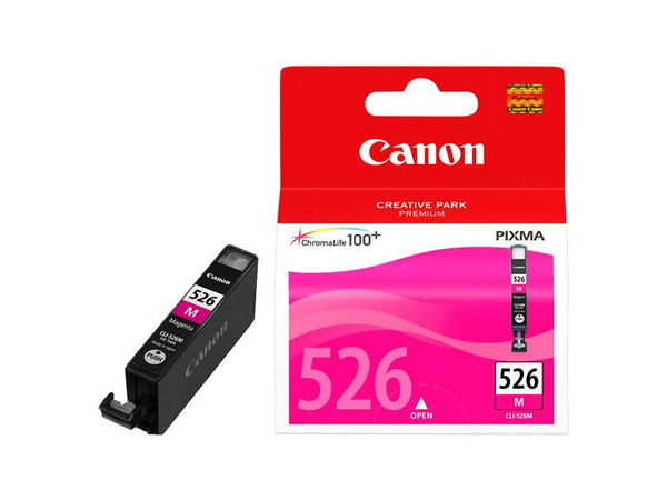 Canon CLI-526M - Magenta - alkuper&auml;inen - kuplapakkaus - mustes&auml;ili&ouml; malleihin PIXMA iP4950, iX6550, MG5350, MG6150, MG6250, MG8150, MG8250, MX715, MX885, MX892