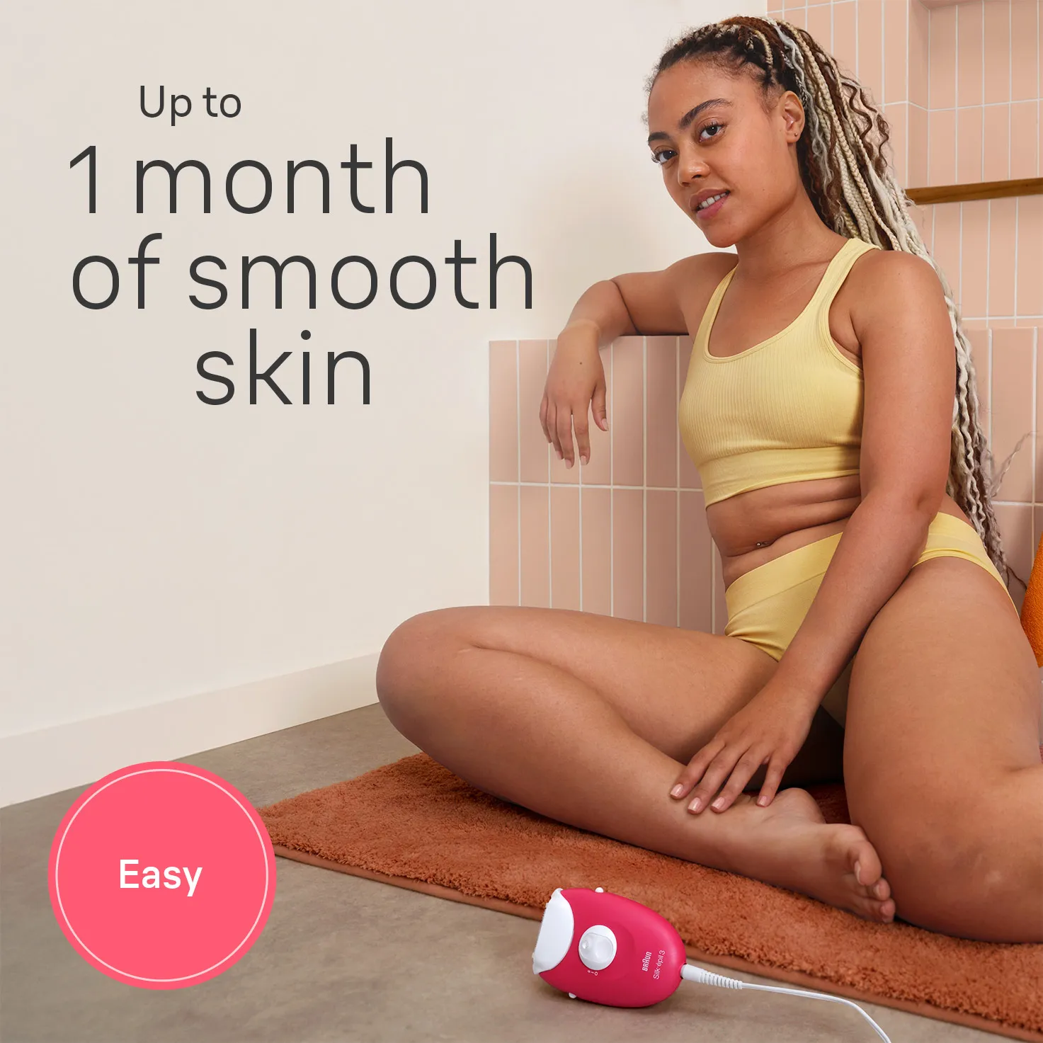 Braun Silk-&eacute;pil 3 SE3-202 epilator, Berry