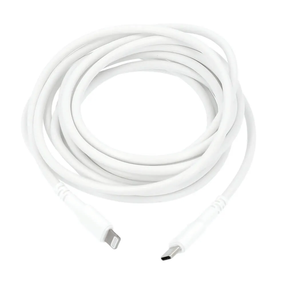 GEAR USB-C to Lightning cable, 3 m, White
