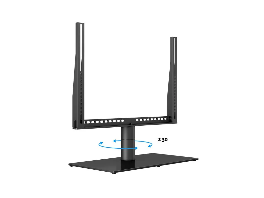 Multibrackets M VESA Tablestand Turn Large - Teline tuotteelle LCD nestekiden&auml;ytt&ouml; / plasma TV - musta -n&auml;yt&ouml;n koko: 46"-60" - p&ouml;yt&auml;malli