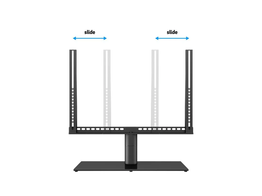 Multibrackets M VESA Tablestand Turn Large - Teline tuotteelle LCD nestekiden&auml;ytt&ouml; / plasma TV - musta -n&auml;yt&ouml;n koko: 46"-60" - p&ouml;yt&auml;malli