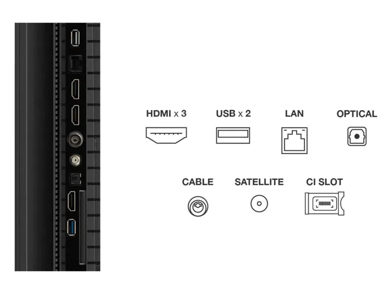 TCL T69C 75T69C 75" 4K QLED Google TV, 60 Hz, Dolby Vision, HDR10+, HLG, metallic
