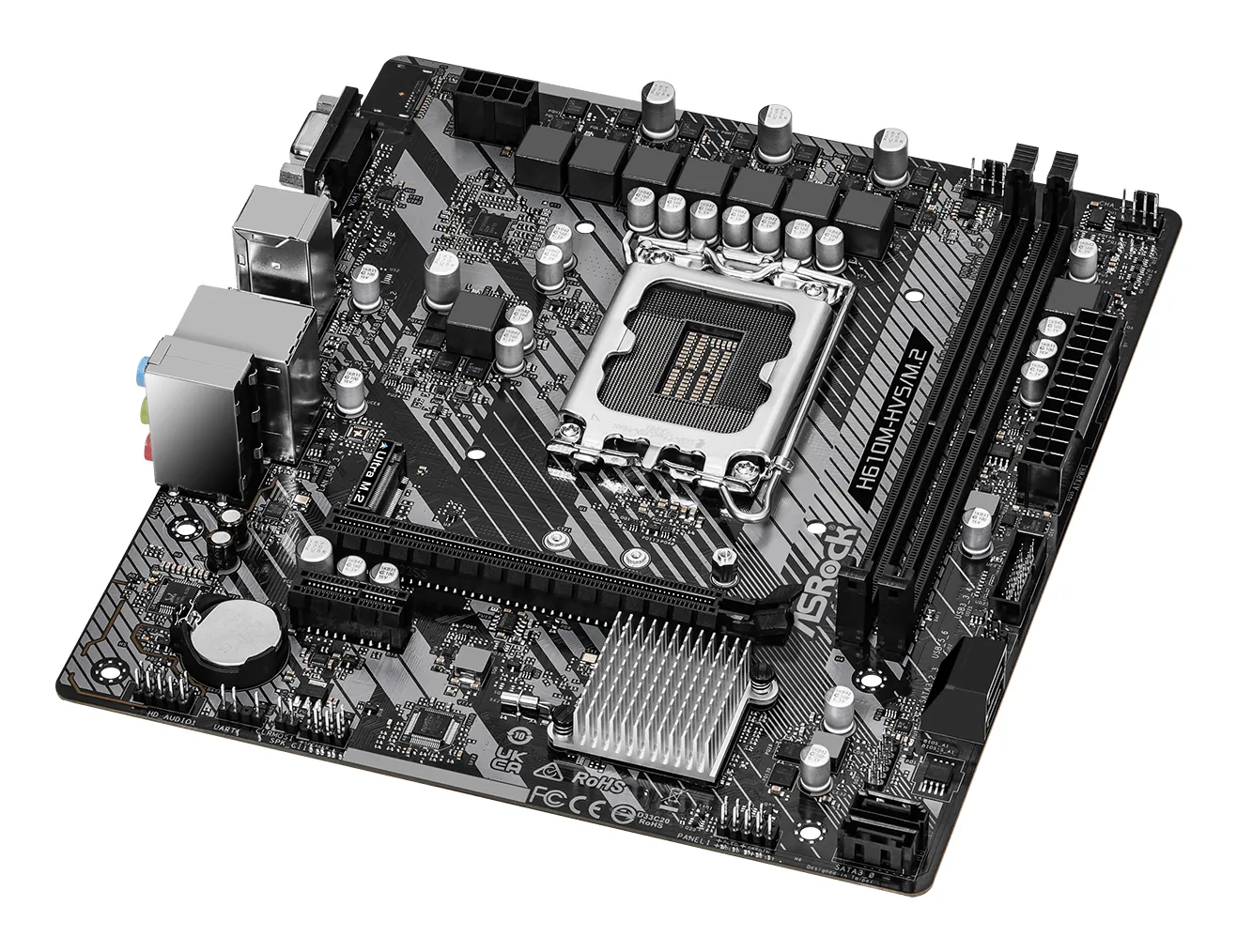 ASRock H610M-HVS/M.2 R2.0 mATX-emolevy