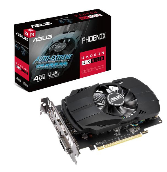 Asus Radeon RX 550 Phoenix EVO 4GB - Graphics card