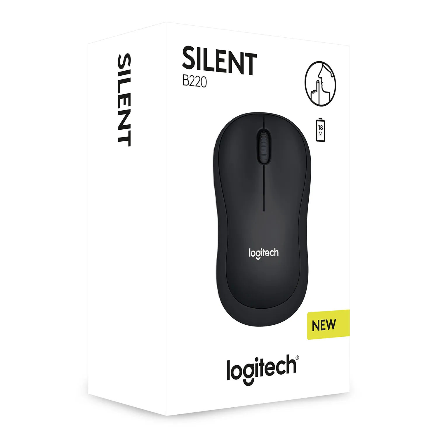 Logitech B220 Silent - wireless mouse, black