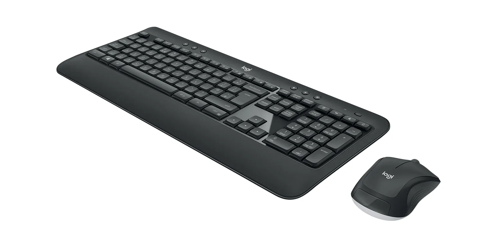 Logitech MK540 Advanced Wireless Ergonomic Keyboard and Mouse, Black