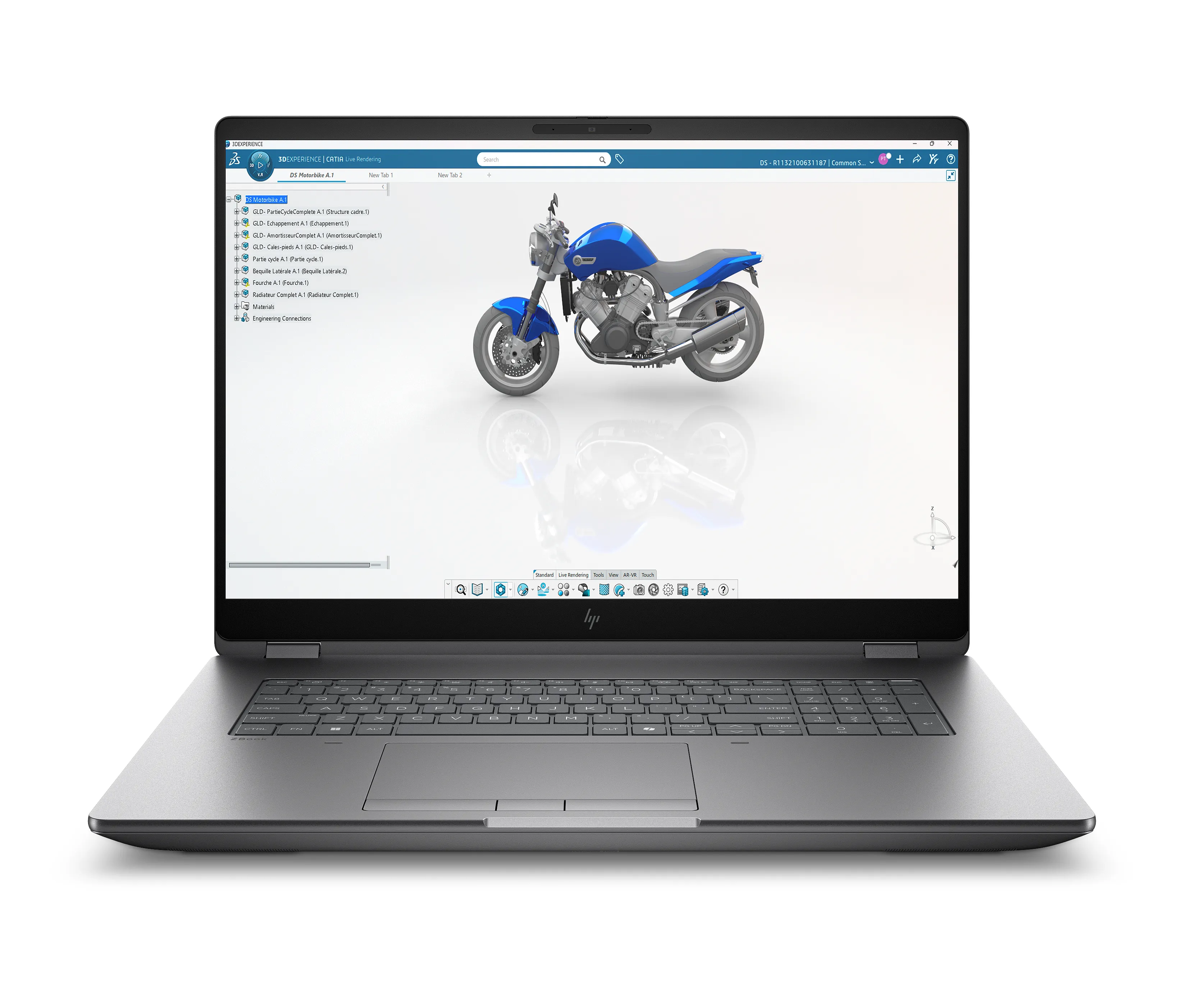 HP ZBook Fury G1i 18" Ultra 9 285HX, 64 GB, 2 TB, RTX Pro 5000 Blackwell, Win 11 Pro - b&auml;rbar dator, silver