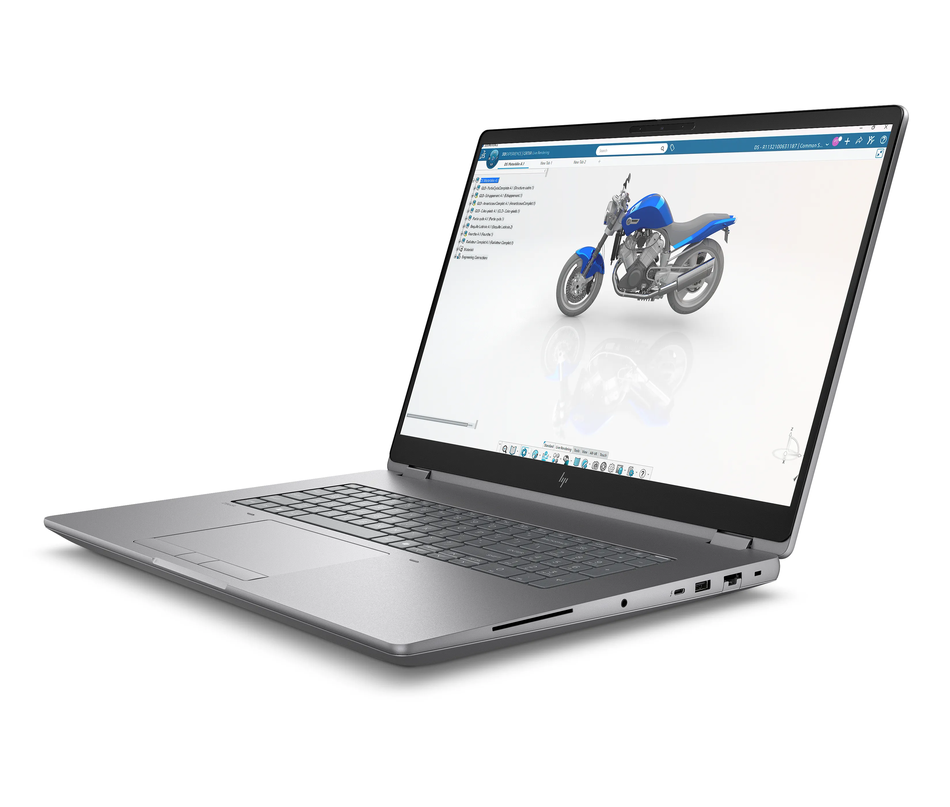 HP ZBook Fury G1i 18" Ultra 9 285HX, 64 GB, 2 TB, RTX Pro 5000 Blackwell, Win 11 Pro - b&auml;rbar dator, silver