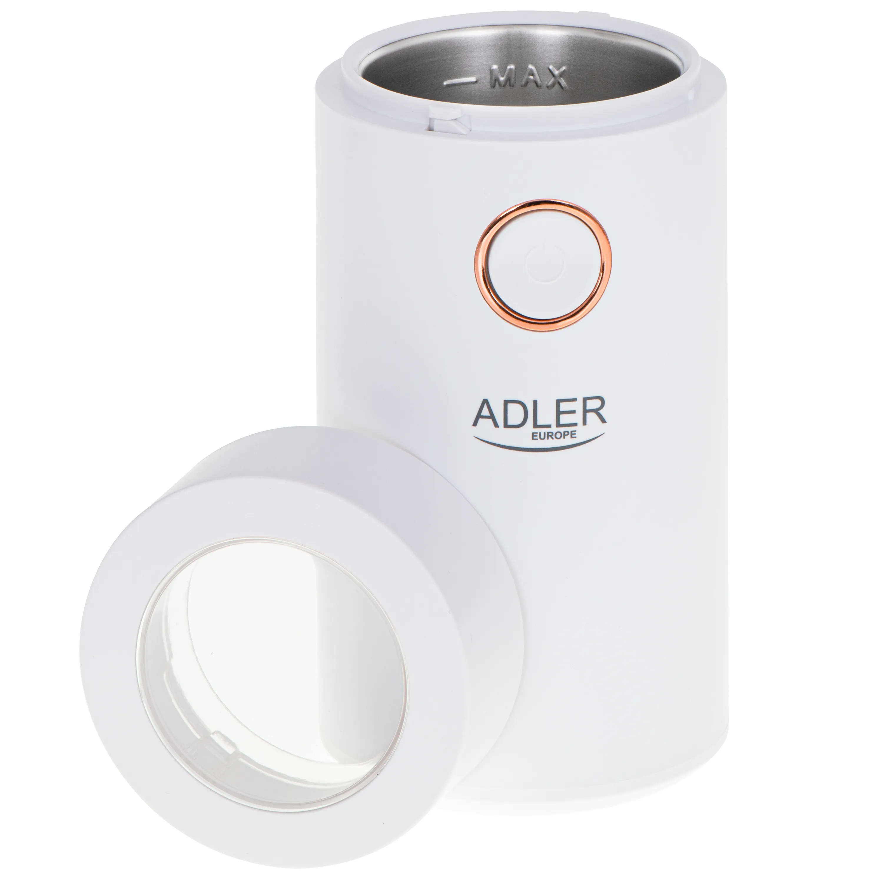 Adler AD 4446wg Coffee Grinder 75g, White