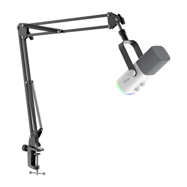 FIFINE AM8TW, USB/XLR, dynamisk mikrofon, vit