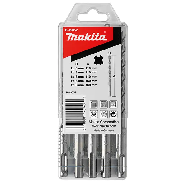 Makita V-PLUS Drill Set #2 Borebits&aelig;t Hammerbor