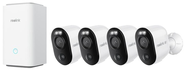 Reolink Home Hub w/ 4 Argus 3 Ultra -Wifi Kamera