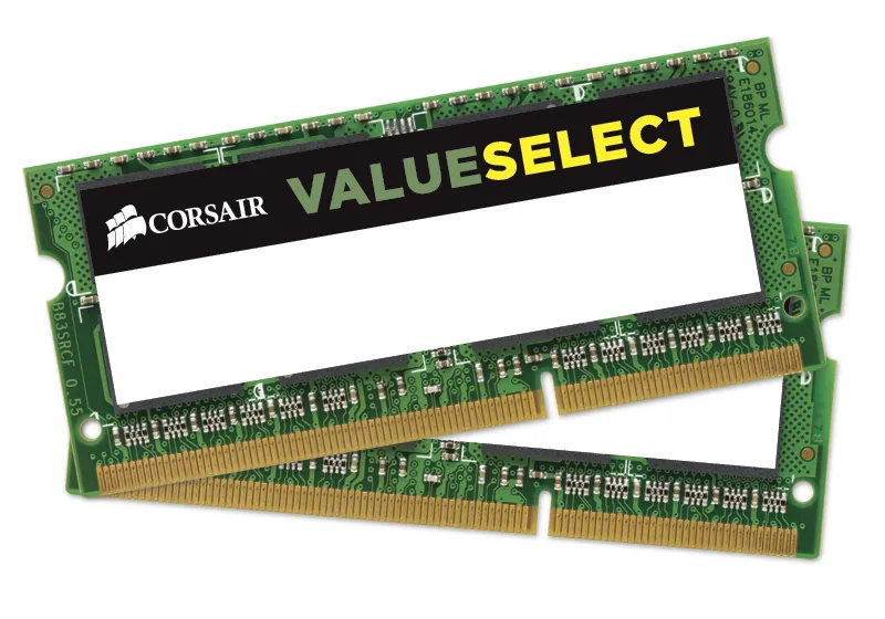 Corsair 8GB (2 x 4GB), DDR3 1600MHz, SODIMM, CL9 -muisti Corsair 8GB (2 x 4GB), DDR3 1600MHz, SODIMM, CL9 -muisti