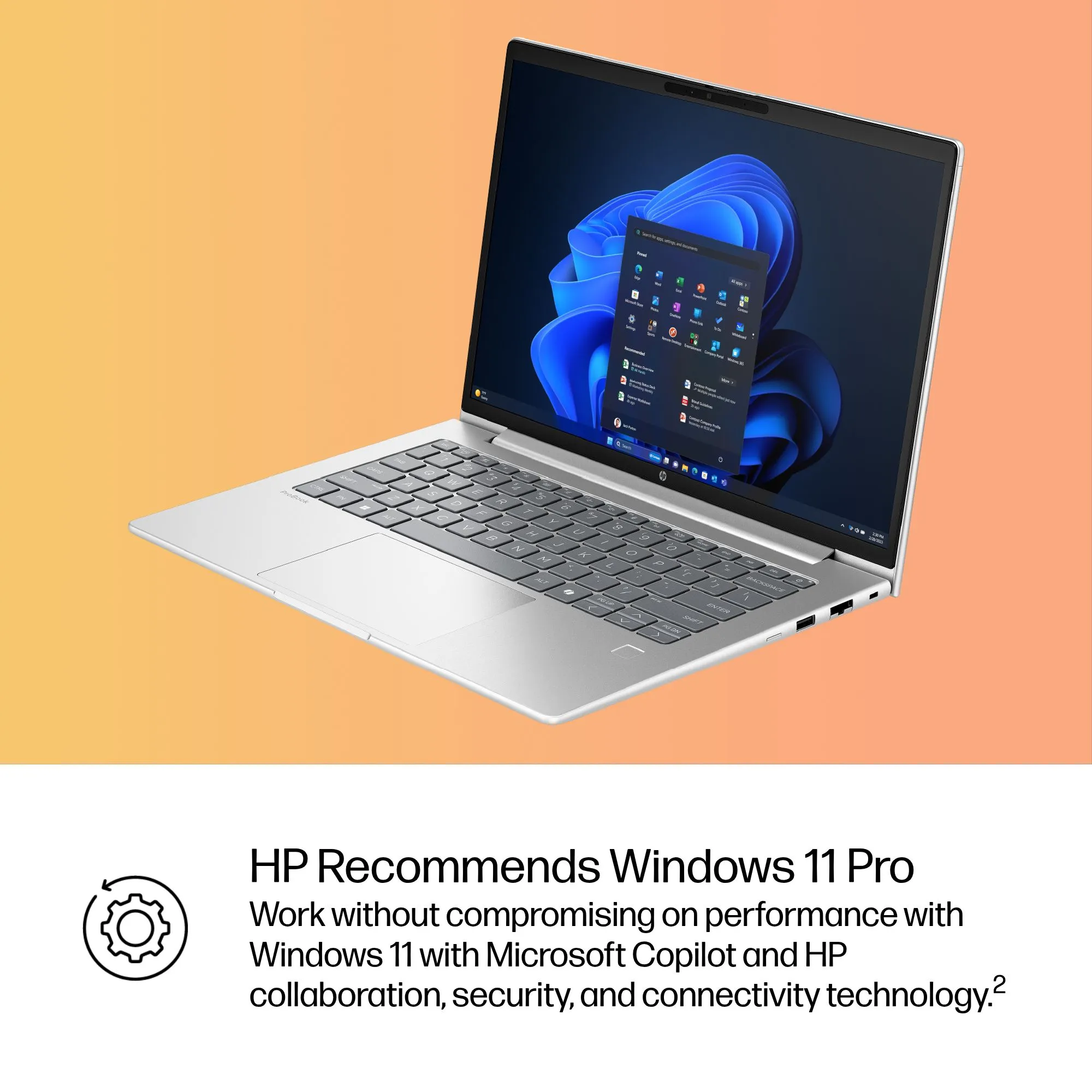HP 14" Ultra 7 255U, 32GB, 512GB, Win 11 Pro - Notebook, Silver