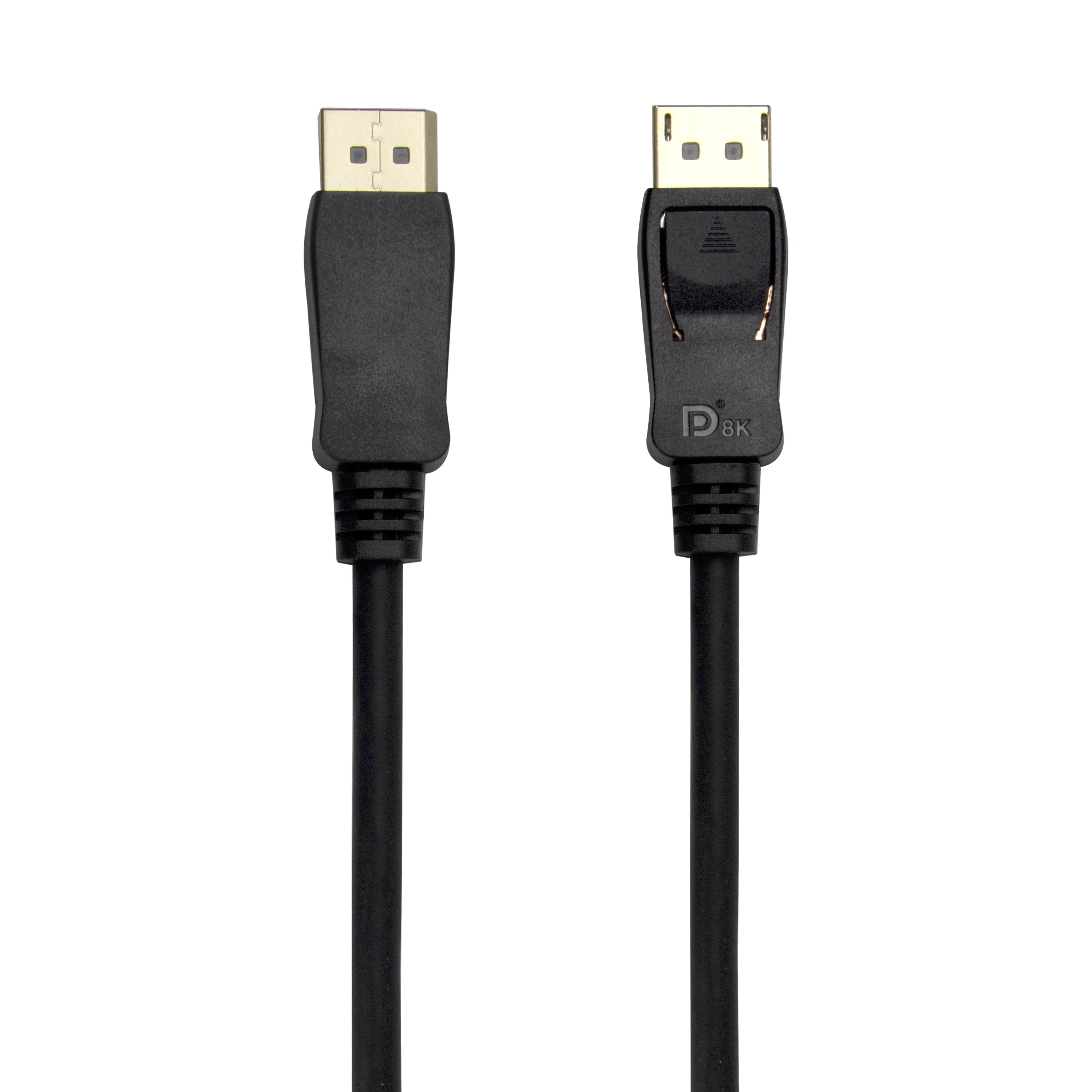 Deltaco DisplayPort - DisplayPort 1.4 Flex -kaapeli, Musta, 2m